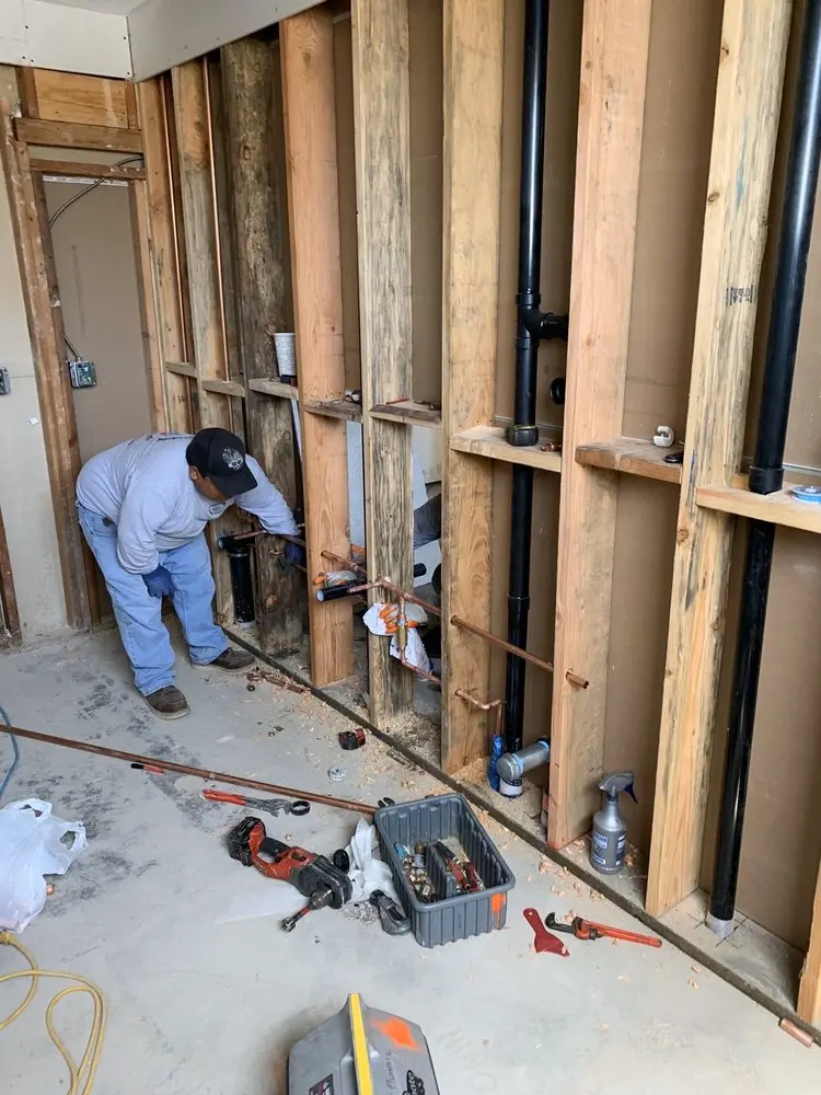 Commercial rough-in plumbing for Trenchless Sewer Repair in West Norwalk